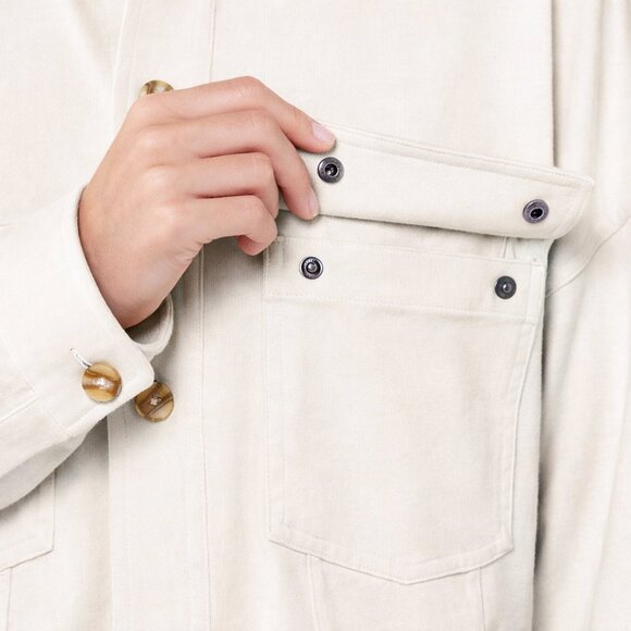 Vuori Mackenzie Cropped Button Up Jacket Size X-Small - Picture 10 of 10